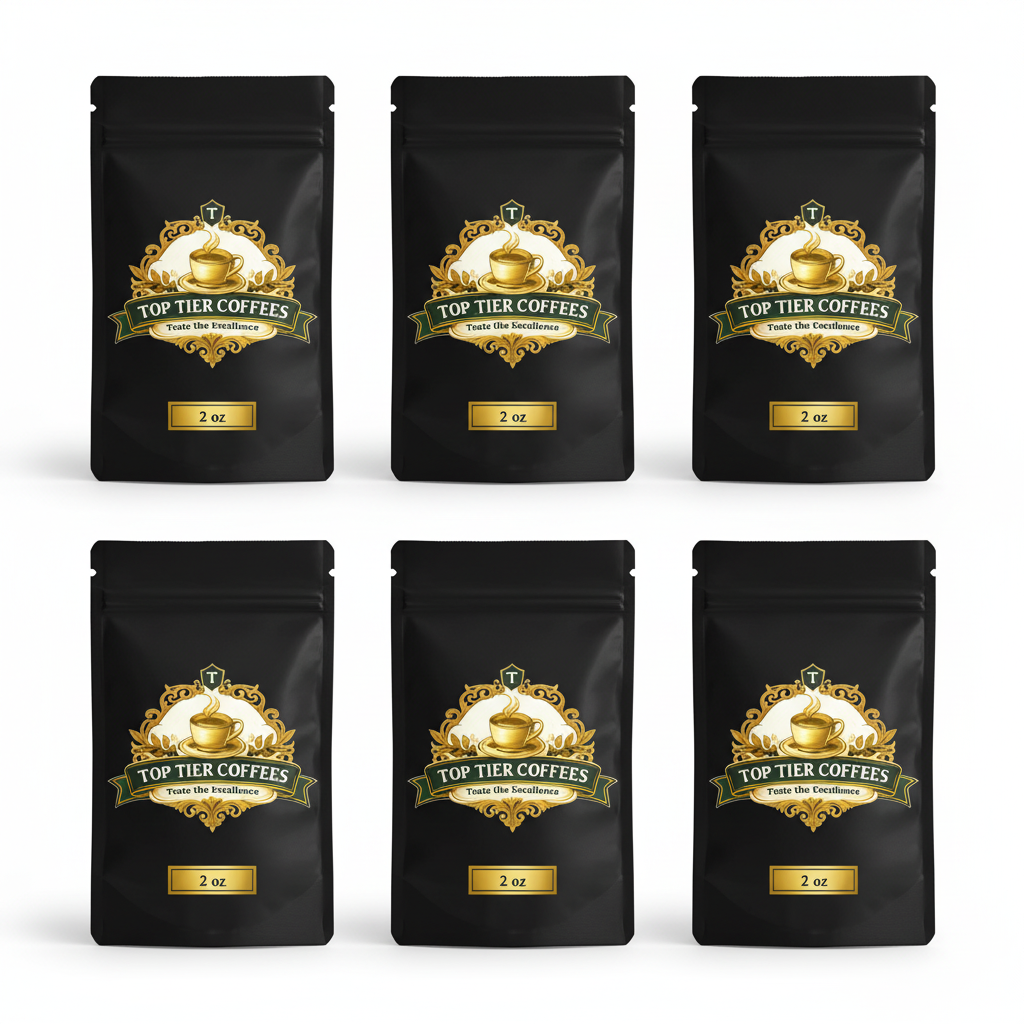 Six 2oz Coffee Sample Packs